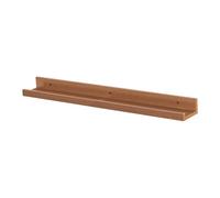 Harbour Housewares Floating Picture Ledge Shelf - Brown 57Cm Mdf Wall Mounted Display For Photos, Frames & Décor