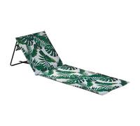 Harbour Housewares Folding Beach Lounger - Banana Leaf