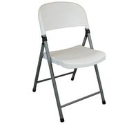 Harbour Housewares Folding Trestle Chair - White