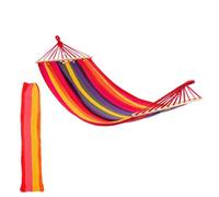 Harbour Housewares Garden Hammock With Spreader Bars - Multi Stripe
