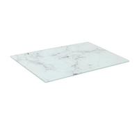 Harbour Housewares Glass Chopping Board - 30 X 20Cm Marble Kitchen Dining Place Mats Cutting Mat Worktop Saver Cooking & Food Prep