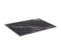 Harbour Housewares Glass Chopping Board - 30cm x 20cm - Black Marble