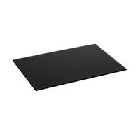 Harbour Housewares Glass Chopping Board - 40 X 30Cm Black Kitchen Dining Place Mats Cutting Mat Worktop Saver Cooking & Food Prep