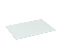 Harbour Housewares Glass Chopping Board - 40 x 30cm Kitchen Cutting Board for Food Prep in White | Size: 40 x 30 cm Harbour Housewares White 40 x 30 cm