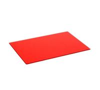 Harbour Housewares Glass Chopping Board - 40 X 30Cm Red Kitchen Dining Place Mats Cutting Mat Worktop Saver Cooking & Food Prep