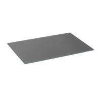 Harbour Housewares Glass Chopping Board - 50 X 40Cm Grey Kitchen Dining Place Mats Cutting Mat Worktop Saver Cooking & Food Prep
