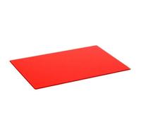 Harbour Housewares Glass Chopping Board - 50 X 40Cm Red Kitchen Dining Place Mats Cutting Mat Worktop Saver Cooking & Food Prep