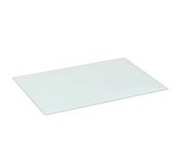 Harbour Housewares Glass Chopping Board - 50 X 40Cm White Kitchen Dining Place Mats Cutting Mat Worktop Saver Cooking & Food Prep
