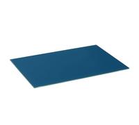 Harbour Housewares Glass Chopping Board - 50x40cm - Blue - Large Dining Place Mats Cutting Mat Worktop Saver for Kitchen Cooking, Baking, Vegetable Preparation