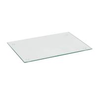 Harbour Housewares Glass Chopping Board - 50x40cm - Clear - Large Tempered Glass Dining Place Mats Cutting Mat Worktop Saver for Kitchen Cooking, Baking, Vegetable Preparation