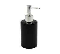 Harbour Housewares Glazed Black Ceramic Soap Pump Dispenser, 280ml