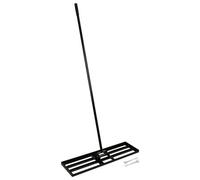Harbour Housewares Heavy Duty Steel Lawn Levelling Rake - 92 X 25Cm - Wide Garden Leveling Tool Soil Spreader Landscaping Tool