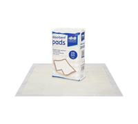 Harbour Housewares Large Disposable Incontinence Bed Pads - 60cm x 60cm - 25x Waterproof Absorbent Mattress Wetting Protector Sheets Harbour Housewares White 60 cm x 60 cm