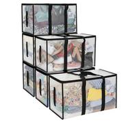 Harbour Housewares Large Heavy Duty Moving Bags - 88L - Clear - Pack Of 6