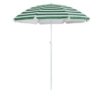 Harbour Housewares Metal Beach Parasol 1.8m in Green Harbour Housewares Green