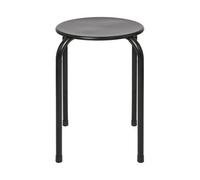 Harbour Housewares Metal Stacking Stool - Matt Black