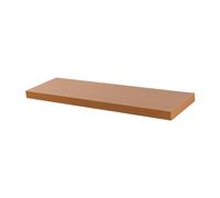 Harbour Housewares Modern Floating Wall Shelf - 100cm in Brown Harbour Housewares Brown