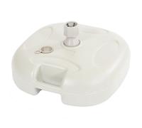 Harbour Housewares Plastic Fillable Parasol Base - 20 Litre - White