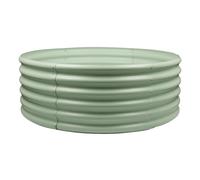Harbour Housewares Round Raised Garden Bed - 120cm x 45cm - Green, Green