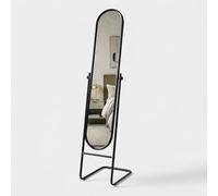 Harbour Housewares Round Full-Length Mirror - 153cm x 30cm - Black