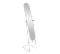 Harbour Housewares Round Full-Length Mirror 153x30cm White Metal Frame | Size: 153x30 cm Harbour Housewares White 153x30 cm