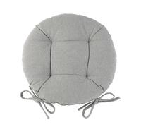 Harbour Housewares Round Garden Chair Seat Cushion - Grey
