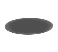 Harbour Housewares Round Glass Chopping Board - 30Cm Grey Kitchen Dining Place Mats Cutting Mat Worktop Saver Cooking & Food Prep