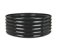 Harbour Housewares Round Raised Garden Bed - 120Cm X 45Cm - Anthracite