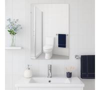 Harbour Housewares Self Adhesive Glass Wall Mirror - 30 X 40Cm