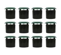 Harbour Housewares Slug & Snail Traps - 11.5Cm X 10Cm - Green/black - Pack Of 12