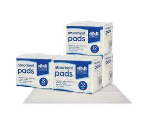 Harbour Housewares Small Disposable Incontinence Bed Pads - 32.5cm x 45cm - 200x Waterproof Absorbent Mattress Wetting Protector Sheets Harbour Housewares White 32.5 cm x 45 cm