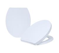 Harbour Housewares Soft Close Toilet Seat - White - Pack of 2