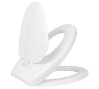 Harbour Housewares Family Toilet Seat Soft Close White Lid Pack of 1