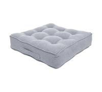 Harbour Housewares Armchair Booster Cushion - 50 x 50cm Extra Thick Orthopaedic Seat Pad, Chair Riser Support Cushion with Carry Handle & Removable Washable Cover - Grey