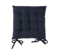 Harbour Housewares Square Garden Chair Seat Cushion - Navy