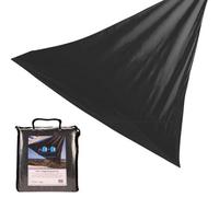 Harbour Housewares Triangle Shade Sail - 3.6M - Black