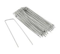 Harbour Housewares U-Shaped Weed Control Membrane Pegs - 6" (150mm) - Pack Of 150