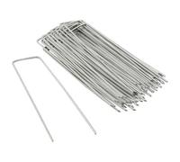 Harbour Housewares U-Shaped Weed Control Membrane Pegs - 6" (150mm) - Pack Of 200