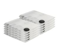 Harbour Housewares Vacuum Storage Bags - Extra-Large (90 x 120cm) - 10x Heavy Duty Reusable Plastic Clothes Duvet Bedding Travel Moving Packing Suction Space Saver Organiser Zip Lock Luggage Bag