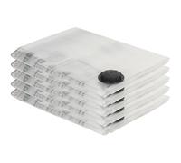 Harbour Housewares Vacuum Storage Bags - Extra-Large (90 x 120cm) - 5x Heavy Duty Reusable Plastic Clothes Duvet Bedding Travel Moving Packing Suction Space Saver Organiser Zip Lock Luggage Bag