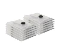 Harbour Housewares Vacuum Storage Bags - Medium (50 x 70cm) - 10x Heavy Duty Reusable Plastic Clothes Duvet Bedding Travel Moving Packing Suction Space Saver Organiser Zip Lock Luggage Bag