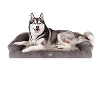 Harbour Housewares Waterproof Dog Bed - Large Orthopaedic Egg Crate Foam Mattress Washable Joint Support Non-Slip Pet Bed