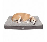 Harbour Housewares Waterproof Dog Mattress - Medium Orthopaedic Egg Crate Foam Bed Washable Joint Support Non-Slip Pet Bed