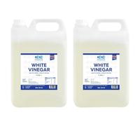 Harbour Housewares White Vinegar 10L (2 x 5L) Food Grade 5% Vinegar | 5% Acidity, Food Grade, Spirit Distilled Vinegar, Multi-Purpose Use, Cleaning & Cooking, 2 x 5L Bottles, Vegan Friendly