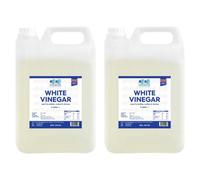 Harbour Housewares White Vinegar - 5L - Pack Of 2 - All-Purpose Distilled Vinegar Strong For Cleaning Laundry Stain Remover