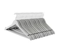 Harbour Housewares Wooden Coat Hangers - Pack of 30 in Grey Harbour Housewares Grey