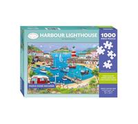 Harbour Lighthouse Jigsaw Puzzle, Jigsaws & Puzzles, Art, Gift