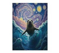 Harbour Seal 500 Piece Jigsaw Puzzle for Adults Paisaje Edificio Jigsaw Weekend Get Together Activity Whimsical Design for Friends Stress Buster 500 PCS