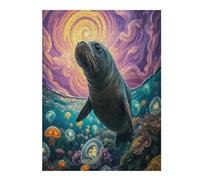 Harbour Seal 500 Piece Jigsaw Puzzle for Adults Teens Paisaje Edificio Art Studio Decor Creative Challenge Vibrant Colours Great Gift for Artists 500 PCS