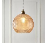 Harbour Studio Hemsby Champagne Textured Round Light Shade (D)25Cm